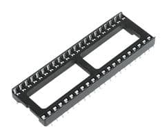 4840-6000-CP - 3M - 4840-6000-CP - IC & Component Socket, 40 Contacts, DIP Socket, 2.54 mm, 4800, 15.24 mm, Phosphor Bronze