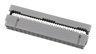 3417-7600 - 3M - 3417-7600 - IDC Connector, IDC Receptacle, Female, 2.54 mm, 2 Row, 40 Contacts, Cable Mount
