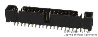 D2540-6002-AR - 3M - D2540-6002-AR - Pin Header, Wire-to-Board, 2.54 mm, 2 Rows, 40 Contacts, Through Hole Straight, D2500