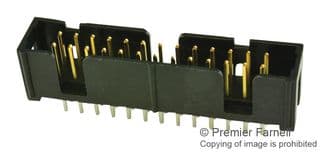 N2526-6003RB - 3M - N2526-6003RB - Pin Header, Wire-to-Board, 2.54 mm, 2 Rows, 26 Contacts, Through Hole Straight, 2500