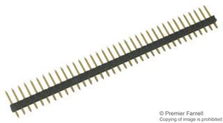 929647-02-36-EU - 3M - 929647-02-36-EU - Pin Header, Board-to-Board, Wire-to-Board, 2.54 mm, 1 Rows, 36 Contacts, Through Hole Straight