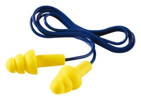UF-01-000 - 3M - UF-01-000 - Earplug, Corded, Reusable, Yellow, Blue, 32 dB, 1 Pair