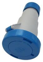 PEW3263PV - ILME - PEW3263PV - Pin & Sleeve Connector, 2P+E, 32 A, 230 V, Cable Mount, Socket, 2P+E, Blue