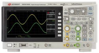 DSOX1102G - KEYSIGHT TECHNOLOGIES - DSOX1102G - Digital Oscilloscope, InfiniiVision 1000 X Series, 2+1 Channel, 70 MHz, 2 GSPS, 1 Mpts, 5 ns