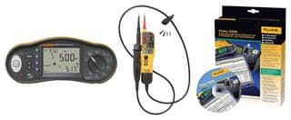 FLUKE 1663 DE-TPL KIT - FLUKE - FLUKE 1663 DE-TPL KIT - Electrical Installation Kit, Fluke 1663 Multifunction Tester, Voltage/Continuity Tester, Software