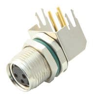M8S-03PFFR-SF8001 - AMPHENOL LTW - M8S-03PFFR-SF8001 - Sensor Connector, 3 Pole, M8, Receptacle, M Series, M8, Female, 3 Positions, PCB Socket