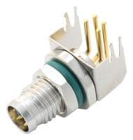 M8AS-04PMMR-SF8001 - AMPHENOL LTW - M8AS-04PMMR-SF8001 - Sensor Connector, 4 Pole, M8, Plug, M Series, M8, Male, 4 Positions, PCB Pin