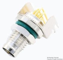 M8AS-06PMMR-SF8001 - AMPHENOL LTW - M8AS-06PMMR-SF8001 - Sensor Connector, 6 Pole, M8, Plug, M Series, M8, Male, 6 Positions, PCB Pin