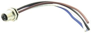 M12A-04BMMB-SR7001 - AMPHENOL LTW - M12A-04BMMB-SR7001 - Sensor Connector, 4 Pole, M12, Plug, M Series, M12, Male, 4 Positions, Screw Pin