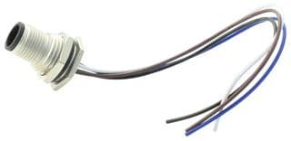 M12A-05PFFC-SH8B15 - AMPHENOL LTW - M12A-05PFFC-SH8B15 - Sensor Cable, M12 Receptacle, Free End, 5 Positions, 150 mm, 5.9 ", M Series
