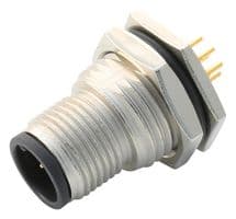 M12A-08PMMP-SF8001 - AMPHENOL LTW - M12A-08PMMP-SF8001 - Sensor Connector, 8 Pole, M12, Plug, M Series, M12, Male, 8 Positions, PCB Pin