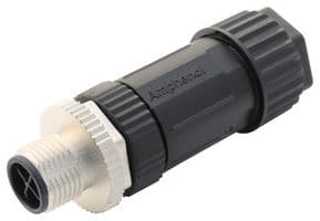 M12S-04BMMB-SL7002 - AMPHENOL LTW - M12S-04BMMB-SL7002 - Sensor Connector, 4 Pole, M12, Plug, M Series, M12, Male, 4 Positions, Screw Pin