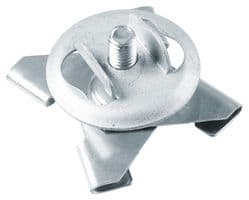 7TCA084030R1721 - ABB - 7TCA084030R1721 - Suspended Ceiling Clip, E-Klips, 16 mm L, M6 Dia, Spring Steel, Zinc Silver Finish