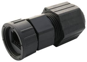 RCP-00BMMS-SLM7001 - AMPHENOL LTW - RCP-00BMMS-SLM7001 - Modular Connector, IP67, Nylon Housing, Field Installable, RJ45 Plug, 1 x 1 (Port), 8P8C, IP67