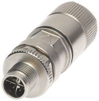 120341-0806 - MOLEX - 120341-0806 - Sensor Connector, BRAD 8 Pole, M12, Plug, Micro-Change 120341 Series, M12, Male, 8 Positions