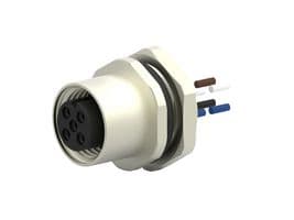 T4171310004-001 - TE CONNECTIVITY - T4171310004-001 - Sensor Cable, A Coded, M12 Receptacle, Free End, 4 Positions, 200 mm, 7.87 ", T417 Series