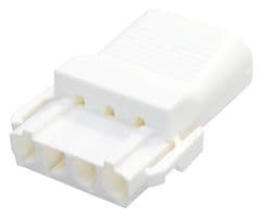 HYC42S.W - HYLEC - HYC42S.W - Connector Accessory, Female, With Cover, 4 Positions, Connector Plug, 4 Position Connector Plug