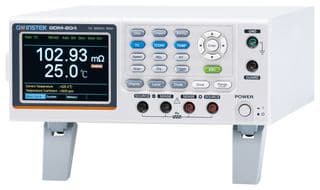 GOM-804 - GW INSTEK - GOM-804 - Ohmmeter, 4-Wire, 0.05ohm to 5Mohm, 1 µohm, 1 A, 0.05%, 102 mm