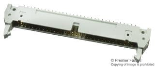 71918-164LF - AMPHENOL COMMUNICATIONS SOLUTIONS - 71918-164LF - Pin Header, Wire-to-Board, 2.54 mm, 2 Rows, 64 Contacts, Through Hole, FCI Quickie