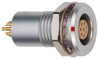 HGG.0T.305.CLLPV - LEMO - HGG.0T.305.CLLPV - Circular Connector, Sealed Circular Connector, 0T Series, Panel Mount Receptacle, 5 Contacts