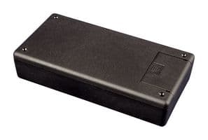 1599RFIEBKBAT - HAMMOND - 1599RFIEBKBAT - Plastic Enclosure, RFI, Battery Compartment, EMI/RFI Box, Plastic, 34 mm, 85 mm, 170 mm, IP54