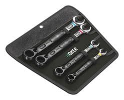 05020090001 - WERA - 05020090001 - Spanner Set, Combination, Ratcheting, 10mm - 19 mm, 4 Piece