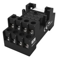 SRNE4-C - IMO PRECISION CONTROLS - SRNE4-C - Relay Socket, DIN Rail, Panel, Screw, 14 Pins, 10 A, 300 V, HYE Series