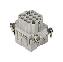 CQEF10 - ILME - CQEF10 - Heavy Duty Connector, CQE Series, CQE Class, Insert, 10 Contacts, Receptacle
