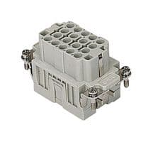 CQEF18 - ILME - CQEF18 - Heavy Duty Connector, CQE Series, CQE Class, Insert, 18 Contacts, Receptacle