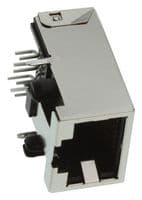 44661-0001 - MOLEX - 44661-0001 - Modular Connector, RJ45 Jack, 1 x 1 (Port), 8P8C, Cat5, Cat5e, Through Hole Mount