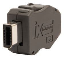IX30G-A-10S-CV(7.0) - HIROSE / HRS - IX30G-A-10S-CV(7.0) - Modular Connector, Modular Plug, 1 x 1 (Port), 10P10C, Cat5, Cat6a, Cable Mount