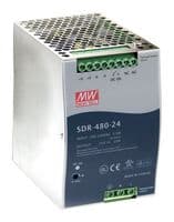 SDR-480-48 - MEAN WELL - SDR-480-48 - AC/DC DIN Rail Power Supply (PSU), ITE, 1 Output, 480 W, 48 VDC, 10 A