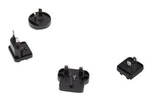 AC PLUG-MIX2 - MEAN WELL - AC PLUG-MIX2 - Power Supply Accessory, Interchangeable AC Input Plug, AU / Euro / UK / US, GEM12 Series