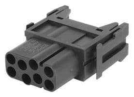 44423221 - LAPP - 44423221 - Heavy Duty Connector, MH, Insert, 8 Contacts, Receptacle, Crimp Socket - Contacts Not Supplied