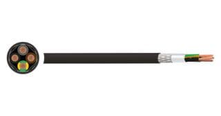 PP001539 - MULTICOMP PRO - PP001539 - Multicore Cable, Servo Motor Supply, Class 5 Flex, Screened, 4 Core, 1.5 mm², 164 ft, 50 m