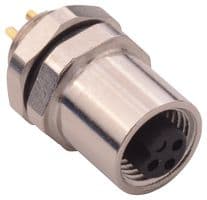 851-003-203R001 - NORCOMP - 851-003-203R001 - Sensor Connector, VULCON Series, M5, Female, 3 Positions, Solder Socket, Straight Panel Mount