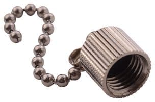 854103M-DC - NORCOMP - 854103M-DC - Dust Cap / Cover, IP67/IP68, Dust Cover, Norcomp M Series M8 Plug Sensor Connectors, Brass Body