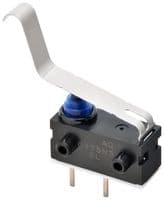 D2AW-EL082D R - OMRON ELECTRONIC COMPONENTS - D2AW-EL082D R - Microswitch, Ultra Subminiature, Long Leaf Lever, SPST-NC, Solder, 100 mA, 12 V