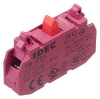 YW-E01 - IDEC - YW-E01 - Contact Block, YW and CW Series, 1NC, Screw Terminals