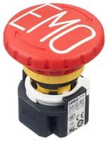 XA1E-BV403RH-EMO - IDEC - XA1E-BV403RH-EMO - Emergency Stop Switch, 3PST-NC, Push-Pull, Quick Connect, Solder, 3 A, 250 V