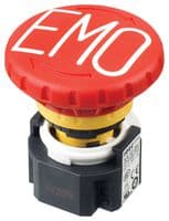 XA1E-BV404RH-EMO - IDEC - XA1E-BV404RH-EMO - Emergency Stop Switch, 4PST-NC, Push-Pull, Quick Connect, Solder, 3 A, 250 V