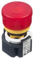 XA1E-LV313Q4R - IDEC - XA1E-LV313Q4R - Emergency Stop Switch, 3PST-NC, SPST-NO, Push-Pull, Screw, 3 A, 250 V