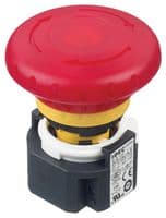XA1E-LV402Q4R - IDEC - XA1E-LV402Q4R - Emergency Stop Switch, DPST-NC, Push-Pull, Screw, 3 A, 250 V