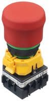 XW1E-BV4TG04MFR - IDEC - XW1E-BV4TG04MFR - Emergency Stop Switch, 4PST-NC, Push-Pull, Screw, 5 A, 125 V