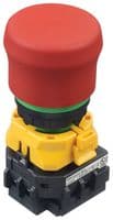 XW1E-BV4TG13MFR - IDEC - XW1E-BV4TG13MFR - Emergency Stop Switch, 3PST-NC, SPST-NO, Push-Pull, Screw, 5 A, 125 V