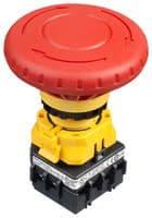 XW1E-BV513MFR - IDEC - XW1E-BV513MFR - Emergency Stop Switch, 3PST-NC, SPST-NO, Push-Pull, Screw, 5 A, 125 V