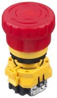 XW1E-LV413Q4R - IDEC - XW1E-LV413Q4R - Emergency Stop Switch, 3PST-NC, SPST-NO, Push-Pull, Solder, 5 A, 125 V