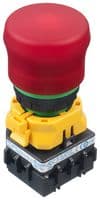 XW1E-LV4TG13Q4MFR - IDEC - XW1E-LV4TG13Q4MFR - Emergency Stop Switch, 3PST-NC, SPST-NO, Push-Pull, Screw, 5 A, 125 V