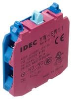 YW-EW11 - IDEC - YW-EW11 - Contact Block, YW and CW Series, 1NO / 1NC, Screw Terminals
