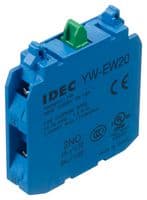 YW-EW20 - IDEC - YW-EW20 - Contact Block, YW and CW Series, 2NO, Screw Terminals
